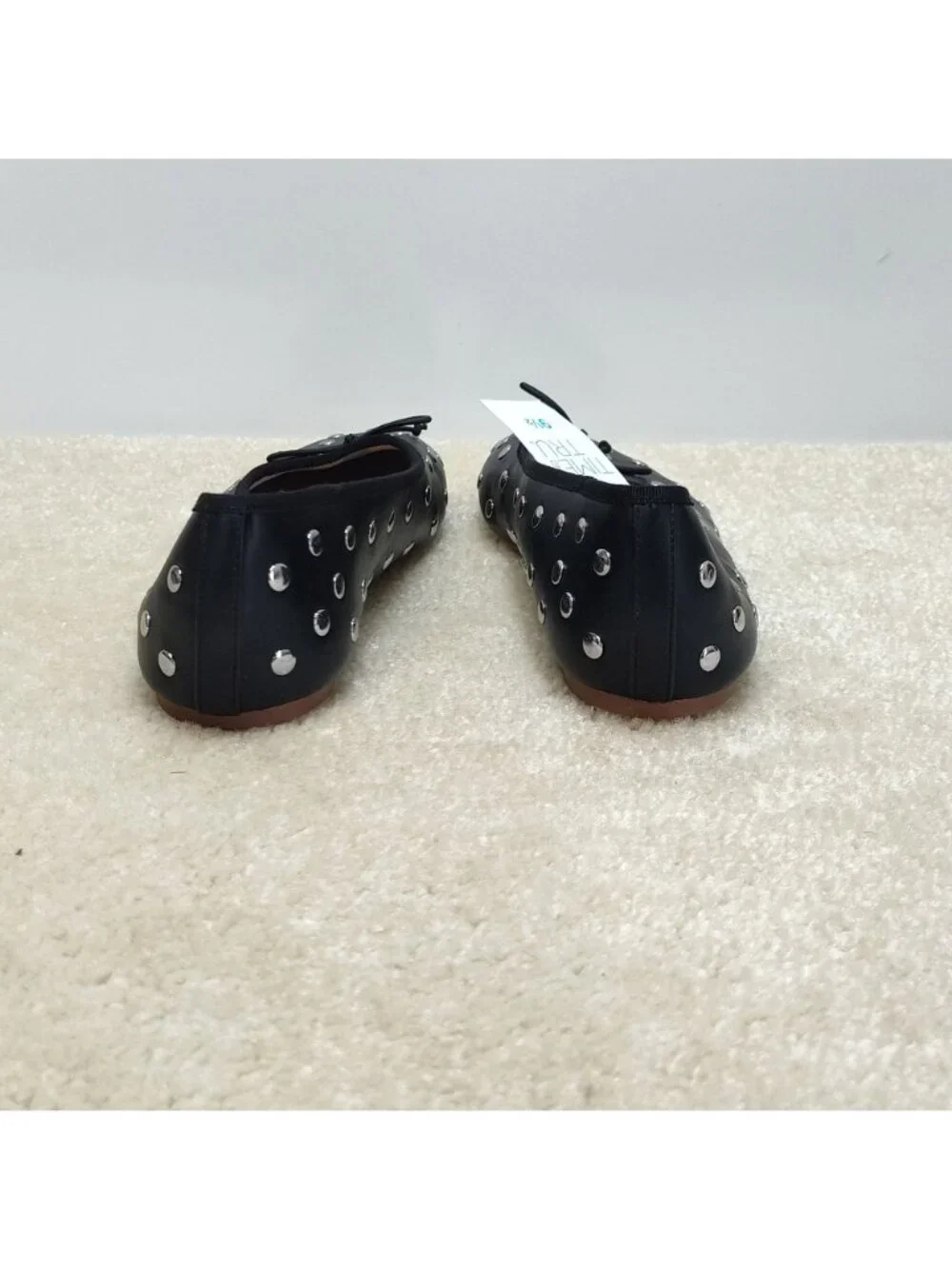 Time And Tru Studded Ballet Mary Jane Flats Loafers Slides Mules Slip-on US 9.5